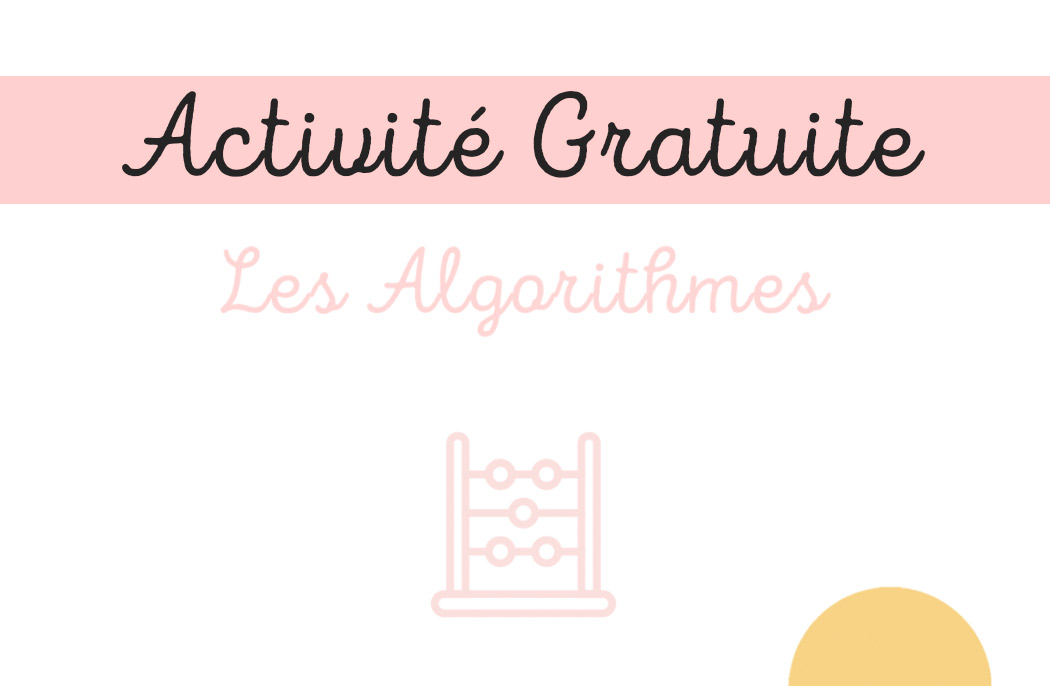 Petite Section - Activité mathématique : algorithme - École